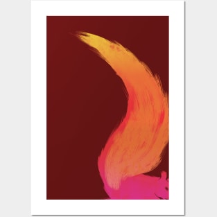 Fiery Squirrel Posters and Art